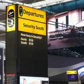 Heathrow Airport security officers are set to strike for 31 days in the latest wave of industrial action. (Chris Ratcliffe/Bloomberg via Getty Images)